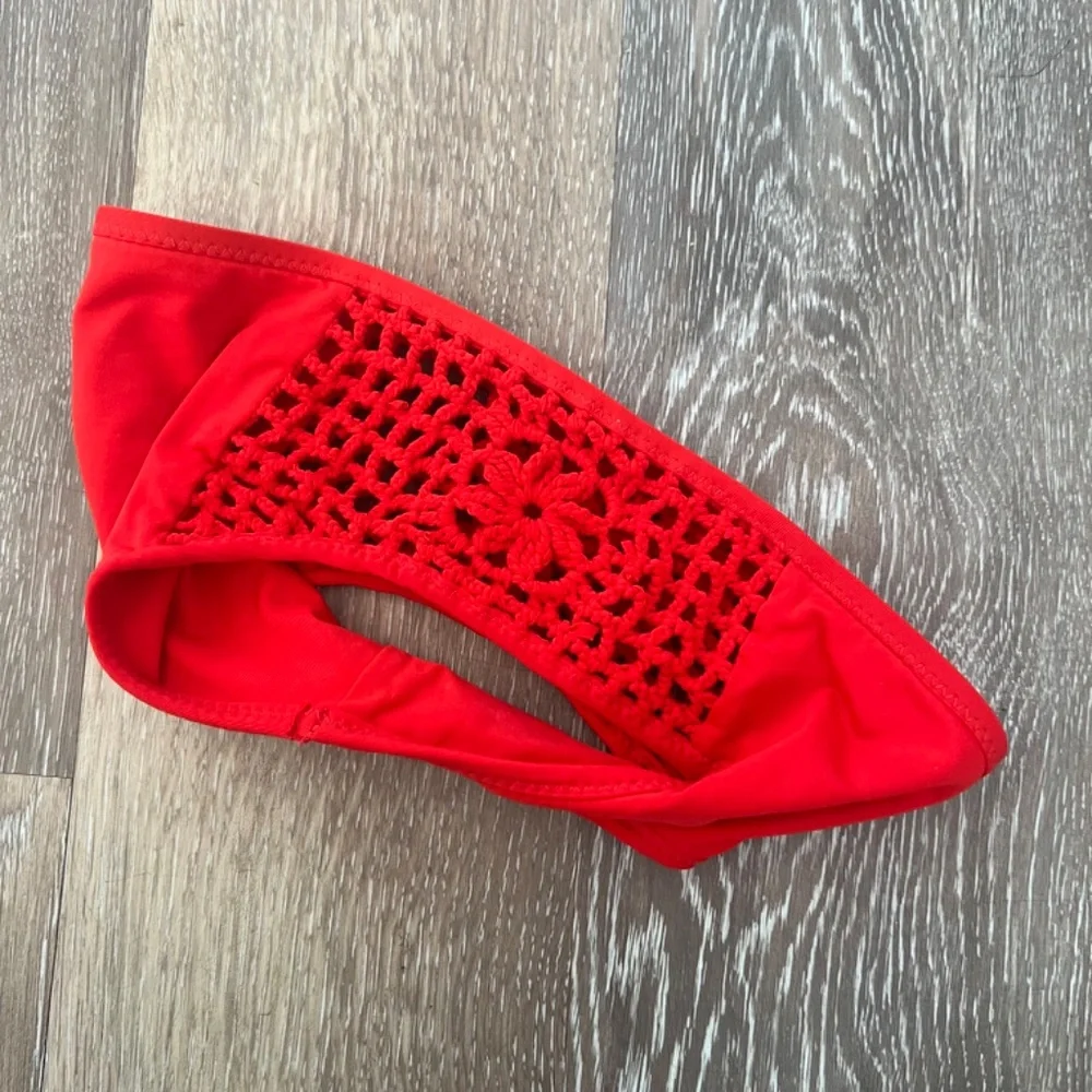 Frankie's Bikinis Crochet KOA Bottom Red